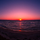 むつ湾の夕陽