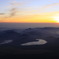 富士山の夜明け