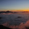 雲海に沈む夕日