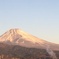 朝焼けの富士山