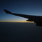 飛行機の窓から・・・