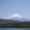湖畔の富士