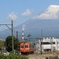 岳南電車と富士
