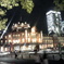 東京駅の夜景 ガラケーで撮影
