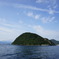 海と島と空。