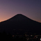 富士山夕景