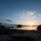 恵比寿島の夕暮れ