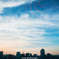 夕空近く
