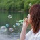 しゃぼん玉遊び