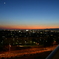 土曜日の夕景