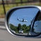 Airplane in Door mirror