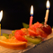 Candle with celebration