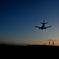 飛行機～夕日とともに～