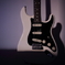 White Strat with Black pickguard