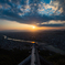 岐阜城の夕暮れ2