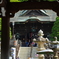 猛暑の成田山新勝寺