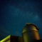 天文台で星空を
