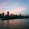 今日の大桟橋の夕焼け