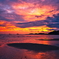 新舞子浜の夕照