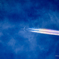 虹色の飛行機雲