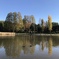 公園の湖