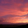 空いっぱいの夕焼雲