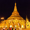 Shwedagon Pagoda at Yangon in Myanmar