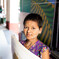 Burmese girl at Yangon in Myanmar