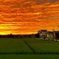 田園夕景