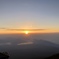 富士山7合目からの朝日