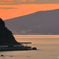 張碓の夕陽