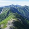 極楽平から空木岳への稜線 Jul. 2018