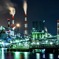 水島の工場夜景