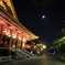 浅草　夜の浅草寺