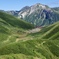 双六小屋と鷲羽岳