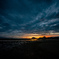 父母が浜　夕景