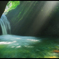 光の水遊び