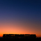 休日最後の夕焼け
