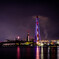 「カラーライトアップ工場夜景」