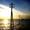 a telegraph pole.