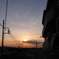 束の間の夕焼け
