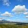 知床連山と秋空