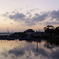畔の夕景