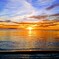 福津海岸の夕陽