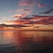 福津海岸の夕日
