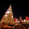 ディズニーシーのクリスマス　クリスマスツリーとSSコロンビア号