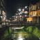 銀山温泉　山間の夜景7