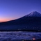 夜明けの富士