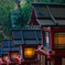 夕暮れの貴船神社