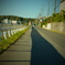 濡れた道